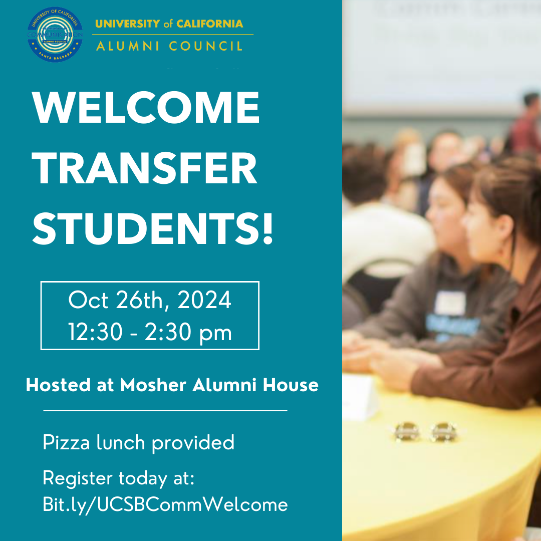 Welcome Transfer Students Oct 26 2024